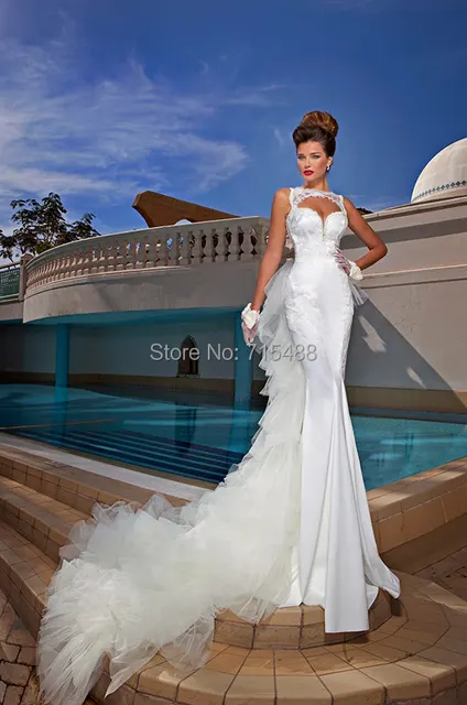 Dimitrius Dalia Detachable Train Mermaid White Indonesia Bridal Gown Dimitrius Dalia Detachable Train Mermaid White Indonesia Bridal Gown Ebay China Custom Made Alibaba Lace