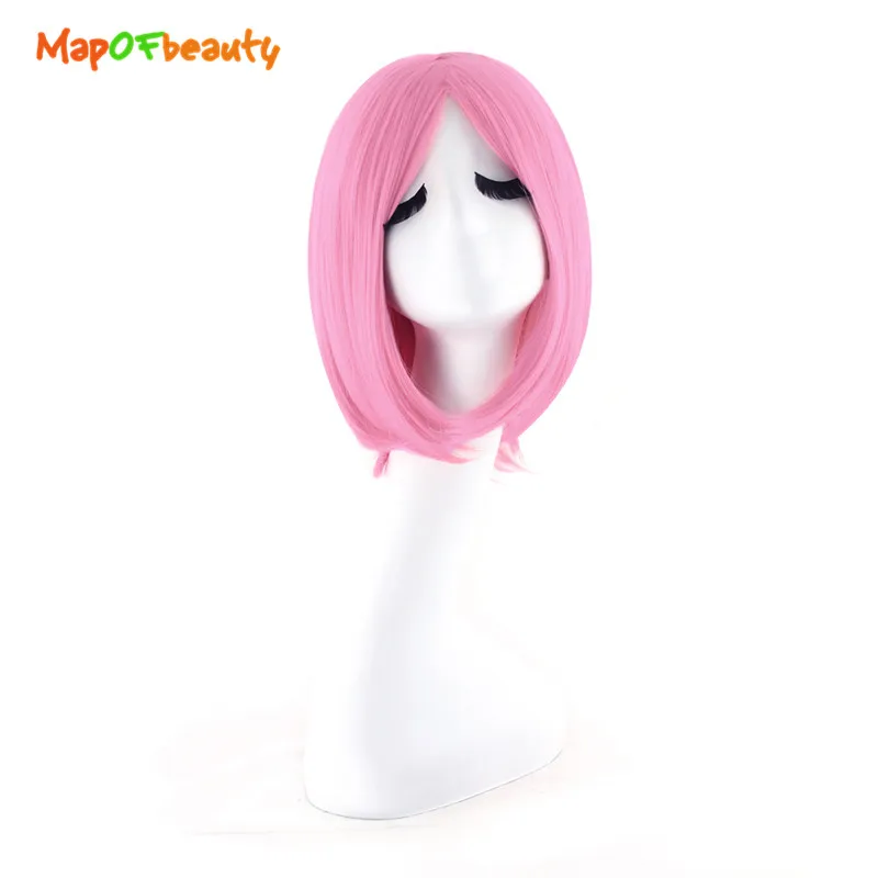 MapofBeauty короткие прямые для женщин косплэй Искусственные парики 30 см/12 дюйм(ов)
