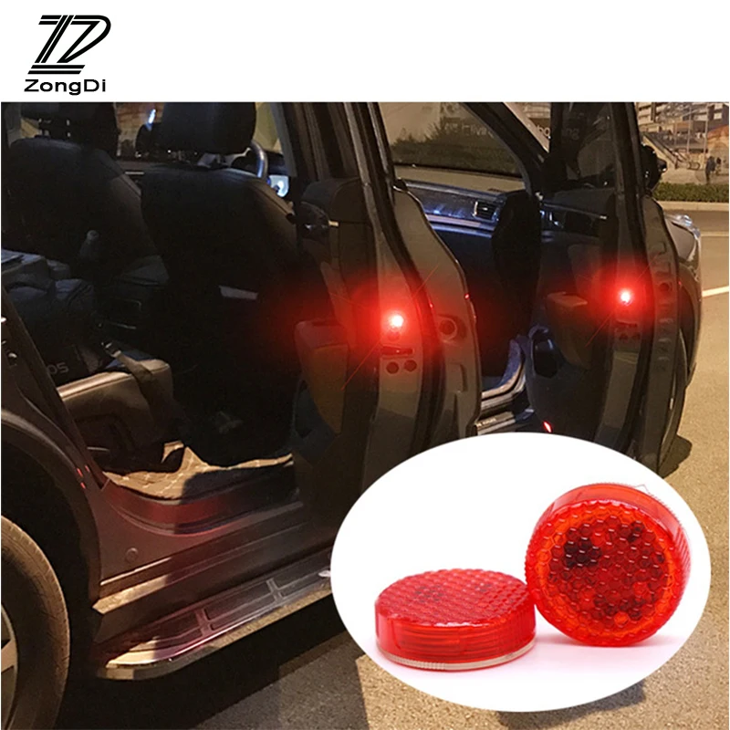 Светодиодная лампа ZD для автомобильной двери стробоскоп предупредительный свет