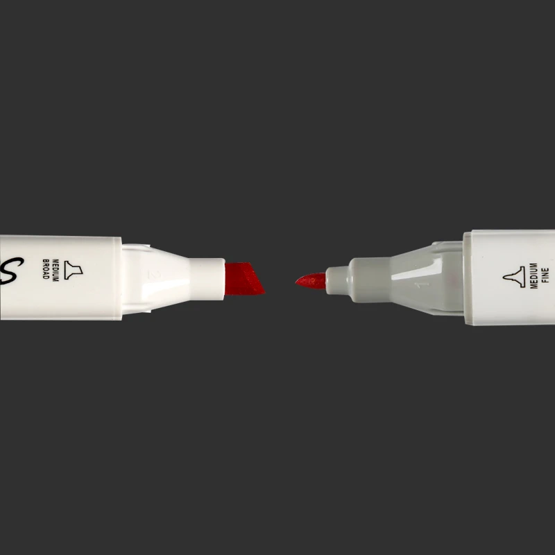 Улучшенный 40/60/84 Цвета набор маркеров для живописи жирной спиртовой маркер двойной головой художественный эскиз Маркеры Ручка для Аниме Манга дизайн