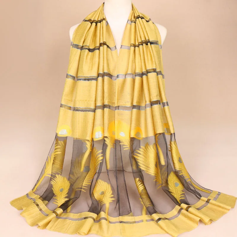 

New lace hollow cut flower feather figure scarf women Fashion art retro silk hair scarf sunscreen shawl MZ016 hijab scarf