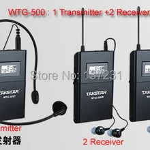 1 передатчик 2 приемника наивысшего качества Takstar WTG-500 UHF PLL беспроводной гид система голосовое устройство учебные наушники