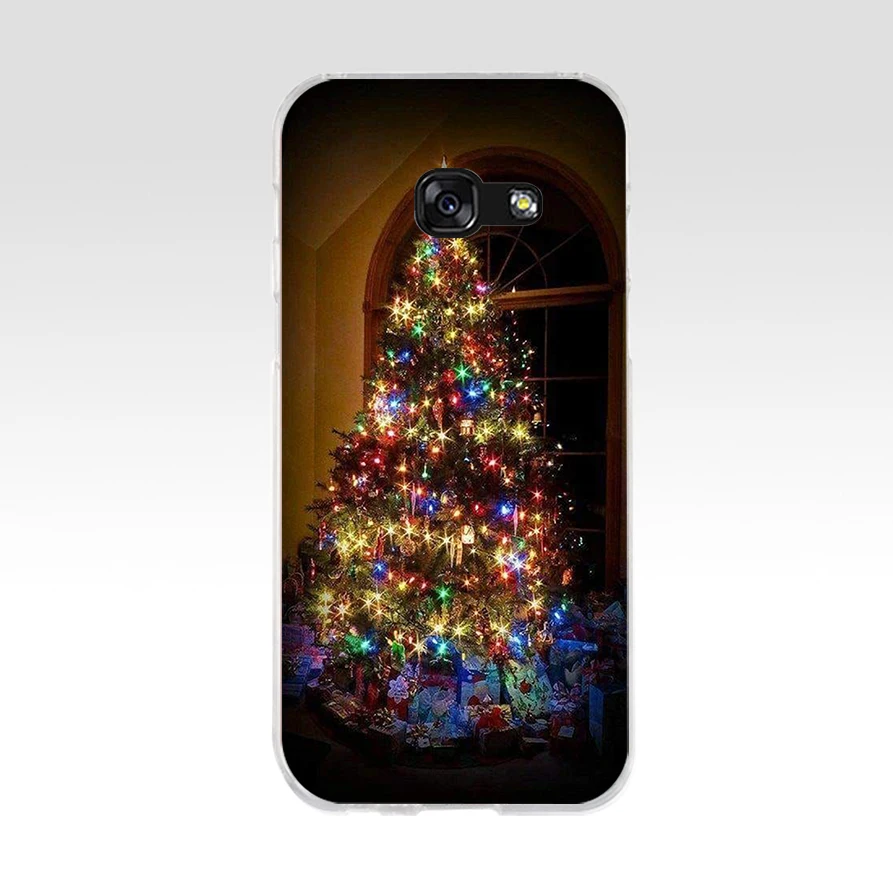 38SD праздник Рождество Дерево чехол для телефона из мягкого силикона ТПУ с рисунком крышка чехол для телефона для samsung a3 a5 a6 plus a7 a8 a9 star lite s, 6, 7, 8, 9
