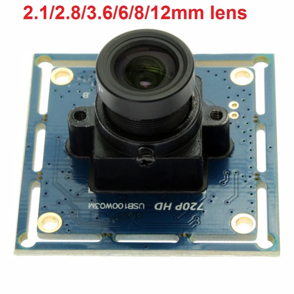 Бесплатная доставка 5 штук elp 720 P 1.0 мегапикселя, 1/4 "OV9712 CMOS Сенсор USB камеры, машина видения модуль камеры
