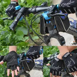 MK034 силикагель, противоударный велоперчатки без пальцев перчатки для верховой езды WHShopping