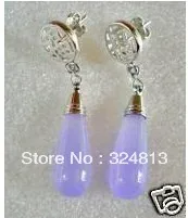 

Fancy Rare beautiful tibet purple stone earring
