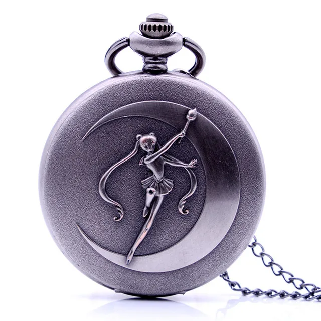 Vintage SAILOR MOON Representing The Moon to Destroy You Quartz Pocket Watch Pen Vintage SAILOR MOON Representing The Moon to Destroy You Quartz Pocket Watch Pen
