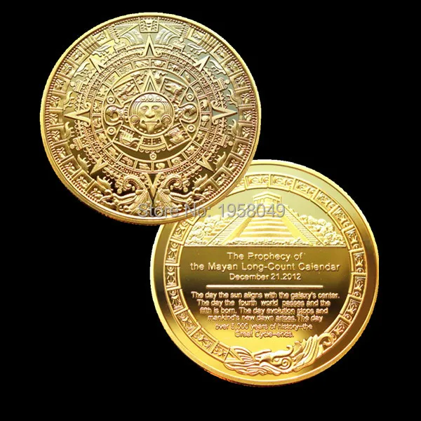 Значение-Maya Золотая монета коллекция, чтобы поделиться с вами/памятные монеты 2013/заказ СССР