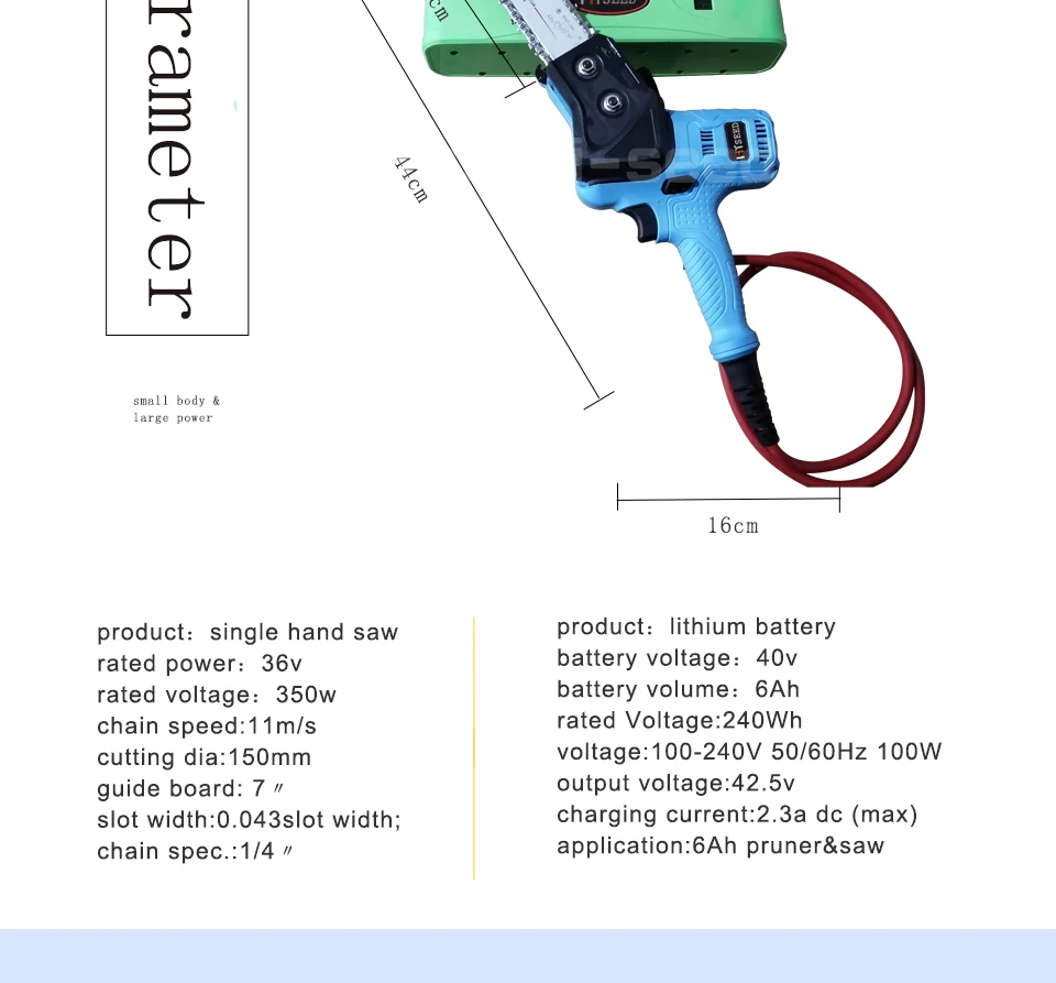 40 в одной рукой 48X7 дюймов светильник электрическая ручная пила более 10 часов(можно заказать секатор вместе