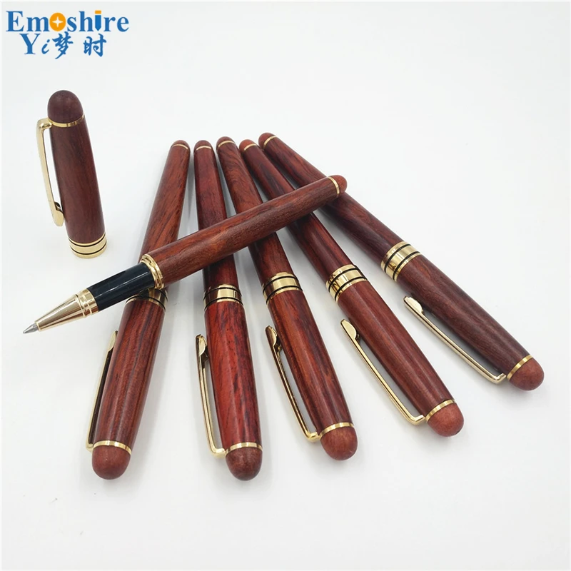 Emoshire Rosewood mahogany signature pen wooden creative gift set business gift pen pen ball pen wholesale (10)