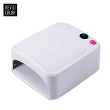 BEVILI цветная 36 Вт лампа для ногтей Сушилка для ногтей УФ-лампа для всех типов гель-лака Сушилка для ногтей машина для дизайна ногтей лампа для отверждения гелем светодиодный светильник