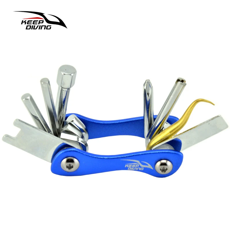 8 in 1 Scuba Diving O-Ring Pick Screwdriver Multi Tool Wrench Save a Dive Kit