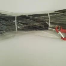 Серый 5/1"* 100 футов синтетический трос лебедки, кевларовый кабель лебедки, ATV лебедки