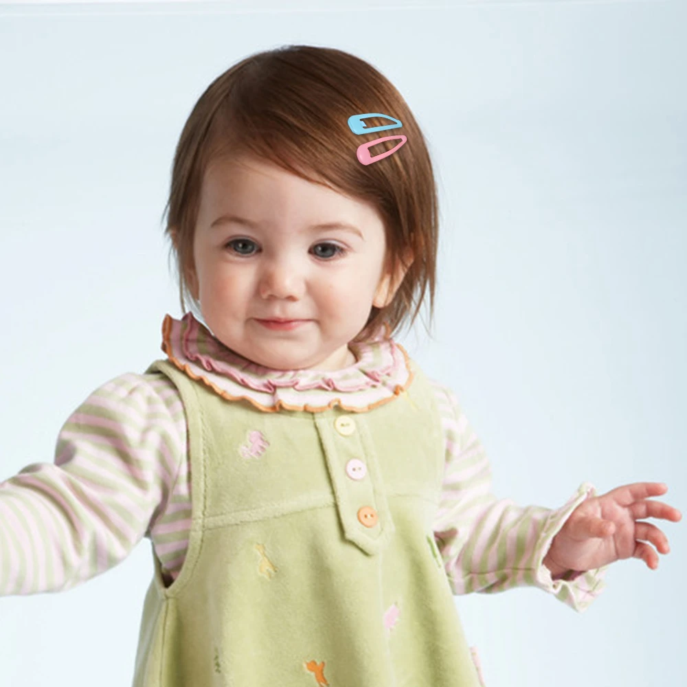 spesifikasi 20 Pcs 5 Cm Snap Rambut Klip Untuk Rambut Klip Pin BB Jepit Rambut Logam Warna Jepit Rambut untuk Bayi Anak Wanita gadis Styling Aksesoris