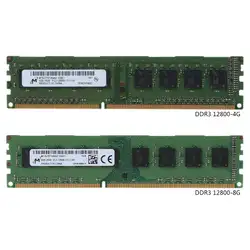 Новый 4 ГБ/8 ГБ DDR3 PC3-12800S 1600 МГц 240 Pin PC12800 DIMM модуль для микрон чипсет ПК Настольная Память ram