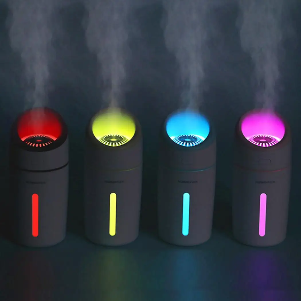 

320ML Ultrasonic Air Humidifier Aroma Diffuser with Colorful LED Night Light for Home Car Mini USB Purifier Mist Maker Hot