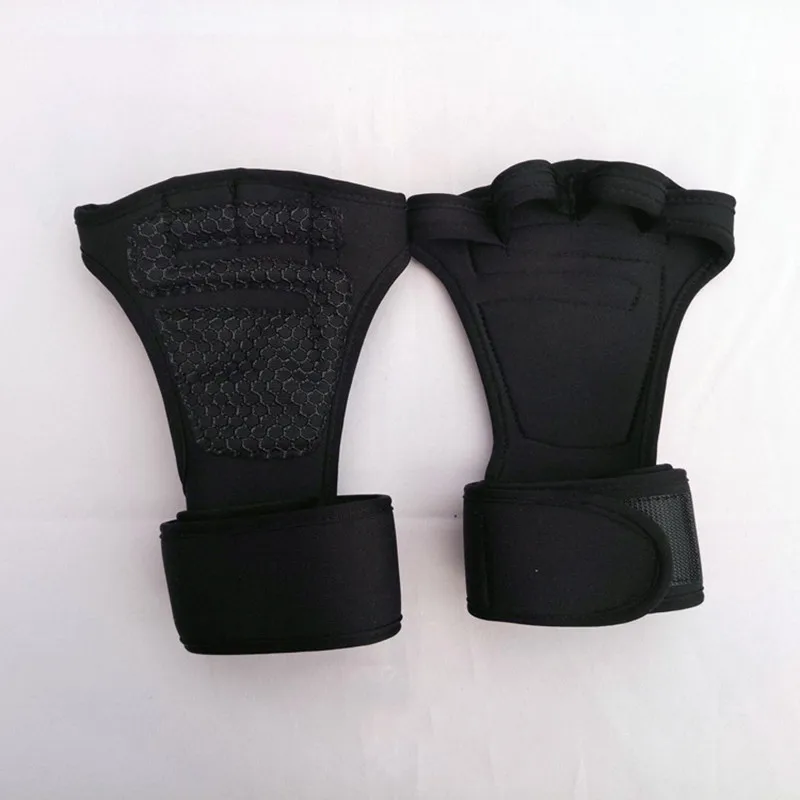 Weight Lifting Gloves Women Men With Wrist Support For Fitness Gym Cross Training Hand Guards Powerlifting Silicone Padding
