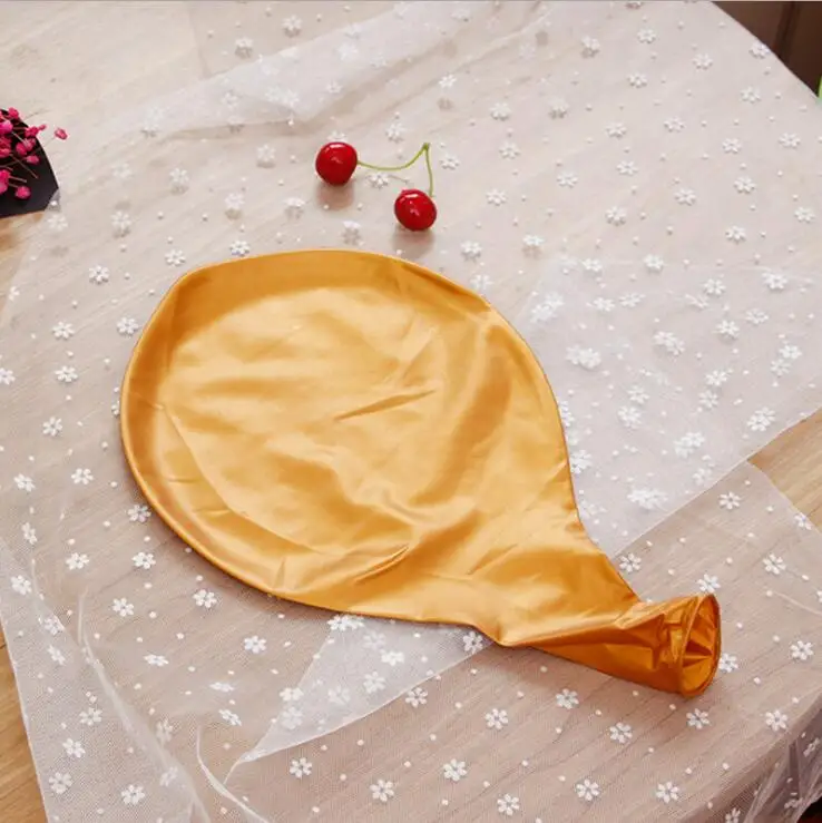 1 шт. черный Круглые латексные шарики 36 дюймов 90 см большой воздушный шар одежда для свадьбы, дня рождения украшения надувной воздушный шар - Цвет: Gold