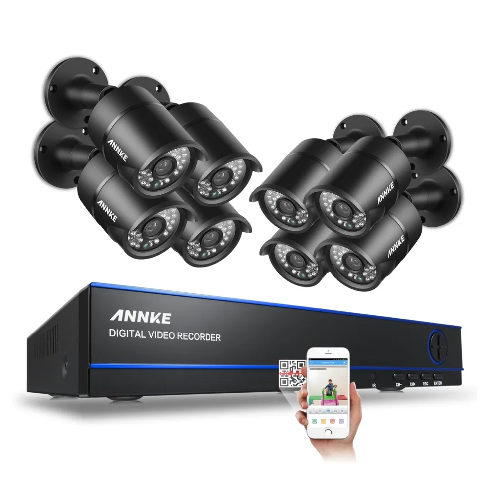 bilder für ANNKE 8CH E-mail Alarm Überwachungssets 1080 P AHD DVR 8 STÜCKE 2.0MP 3000TVL IR Nachtsicht Überwachungskamera Video CCTV System bilder für ANNKE 8CH E-mail Alarm Überwachungssets 1080 P AHD DVR 8 STÜCKE 2.0MP 3000TVL IR Nachtsicht Überwachungskamera Video CCTV System