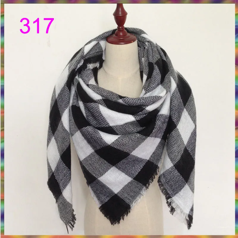 

2018 tartan Plaid Women Scarf Warm Winter Scarf For Women's Double Side Blanket Scarf Shawls Soft Scarves Large Luxury Brand