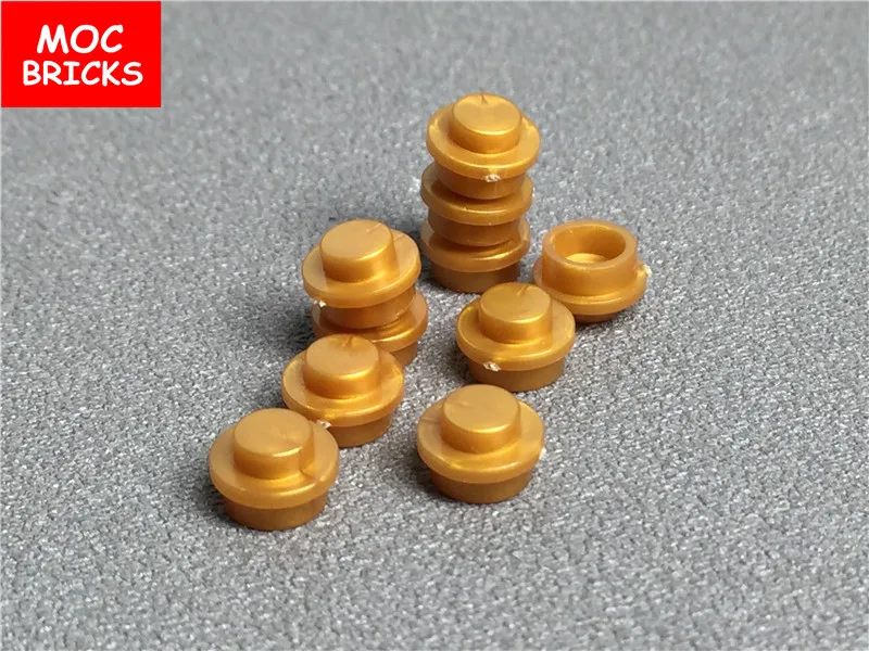 20 шт./лот кубики Moc модель пластины круглая 1x1 прямая сторона подходит с 4073