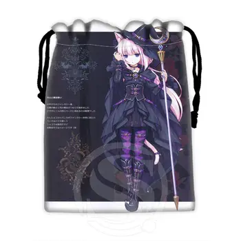 

H-P797 Custom anime girl#22 drawstring bags for mobile phone tablet PC packaging Gift Bags18X22cm SQ00806#H0797