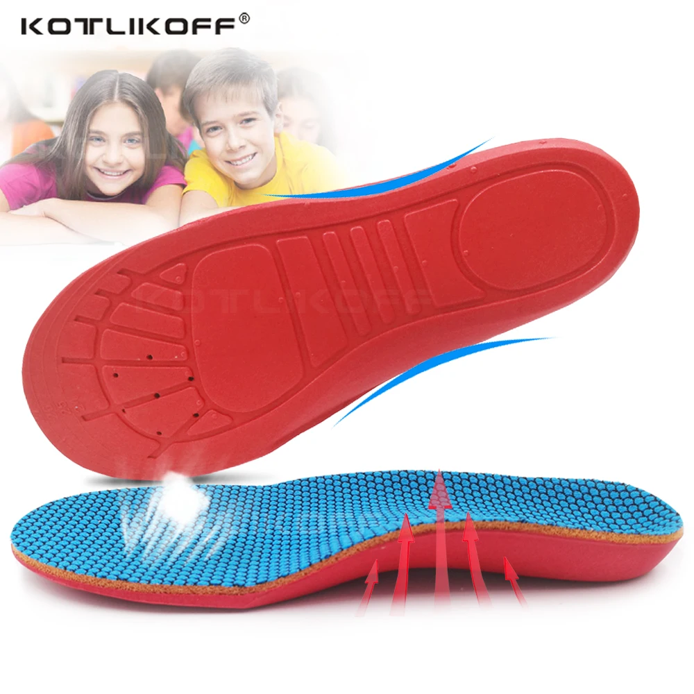 

KOTLIKOFF Children Kids Orthopedic Shoes Insoles For Flatfeet Arch Support Correction O/X Legs Orthotic Insert Pad Feet Care
