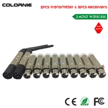 DHL 2,4 г DMX512 Dfi DJ LC-512X Беспроводной передатчик и приемник освещение Управление