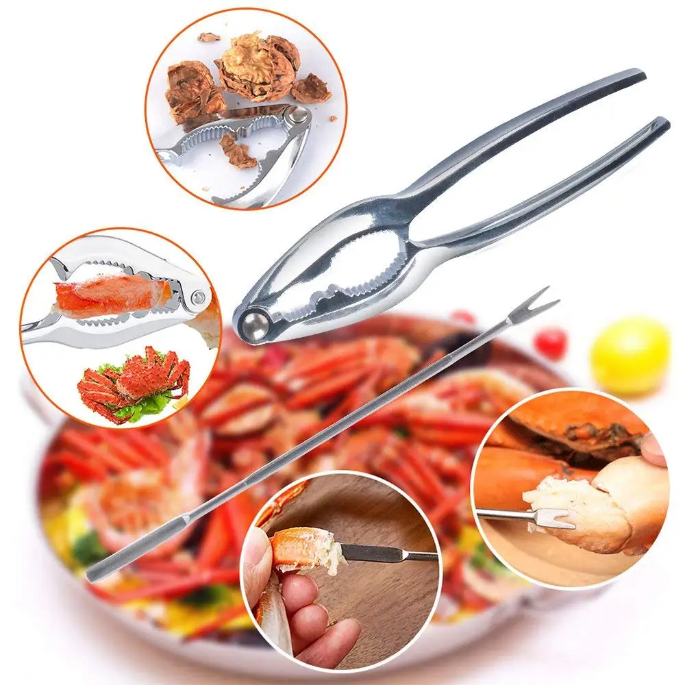 Набор инструментов для морепродуктов нож для омаров 2 цинковые крекеры для морепродуктов с 6 нержавеющими кражами Омаров вилки для крабов гайки открывалка Кухонные гаджеты