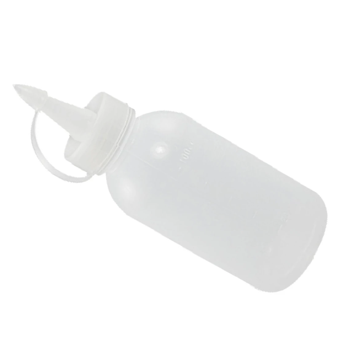 Sewing machine oil bottle made of clear, white plastic 100ml spray