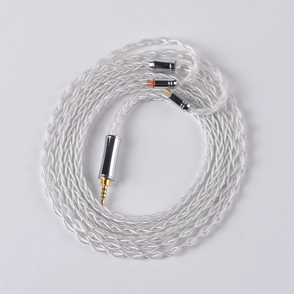 DIY 8 Share 0 78 мм 2 контактный кабель для Weston TFZ W4r Um3x KZ ZS10 AS10 посеребренный 3 5 4 Баланс
