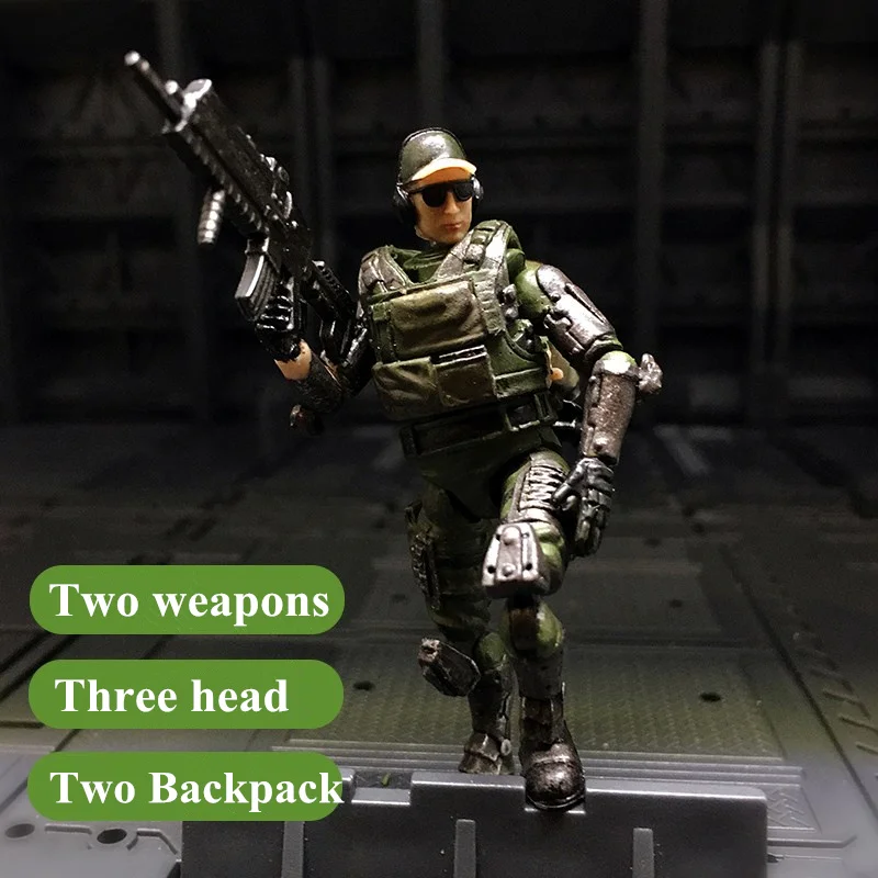 

JOY TOY 1:27 action figures Assembly Special forces Soldiers' joints movable Military figure toys Free shipping SA-032