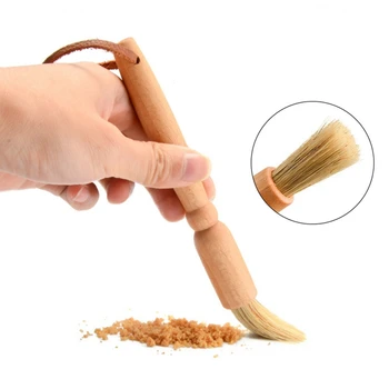 Coffee Grinder Powder Cleaning Brush Coffee Machine Brush Wood Handle Pig Bristle Dusting Espresso Brush For Barista Z Coffee Grinder Powder Cleaning Brush Coffee Machine Brush Wood Handle Pig Bristle Dusting Espresso Brush For Barista Z