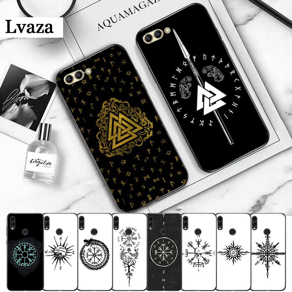 

Lavaza Viking Vegvisir Odin Nordic Silicone Case for Huawei Honor 6A 7A 3GB Pro 7X 8 Lite 8X 8C 9 Note 10View 20 9X