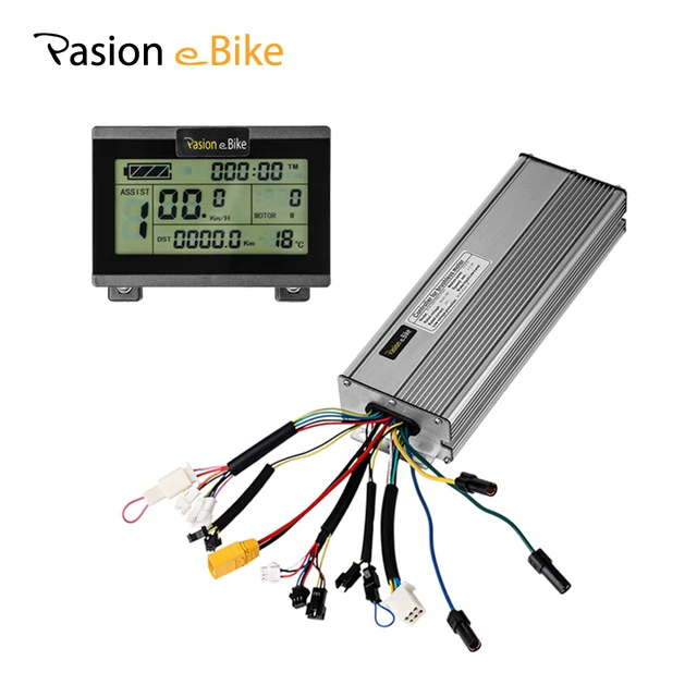 Pasion e Bike велосипед 45A Контроллер 48 В 18 MOSFET бесщеточный с ЖК-дисплей Дисплей 1500 Вт 2000 Вт DC синусоида Электро-мопеды контроллер Электрический велосипедный контроллер ЖК-телевизор с электроприводом