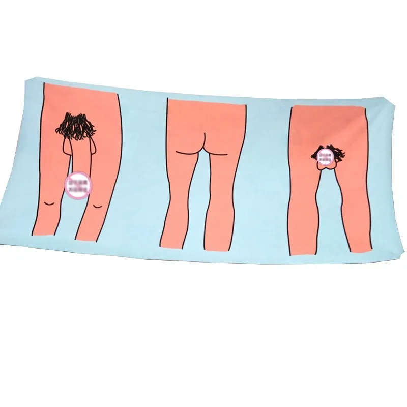 Классное забавное сексуальное индивидуальное пляжное полотенце для ванной комнаты с рисунком, банное полотенце из микрофибры, супер впитывающее полотенце-подарок