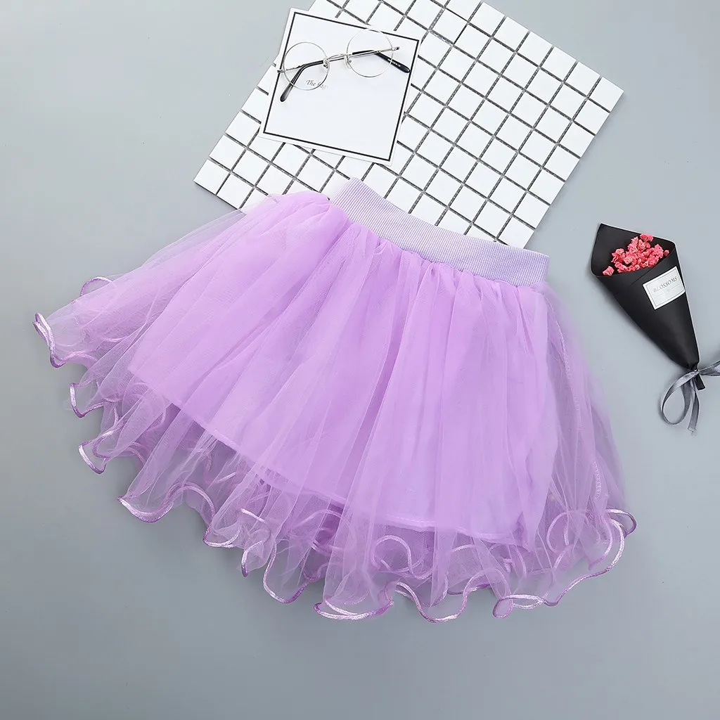 Юбки Одежда для маленьких детей юбка для девочек Джинсовая юбка принцессы юбка-пачка для танцевальной вечеринки с цветочным принтом, газовая юбка 19May24