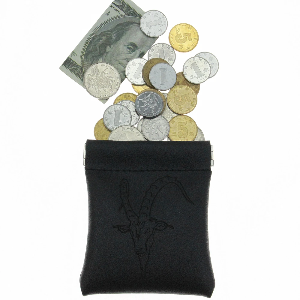 

New Fashion Laser Engrave Animal Pattern Women Men PU Leather Wallet Slim Large Squeeze Coin Pouch Car Key Holder Organizer Bag