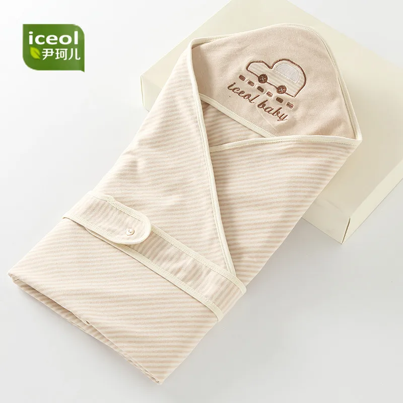 Newborn Baby Sleepsacks Organic Color Cotton Boy Girl Infant Summer