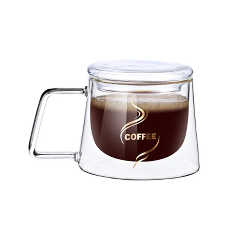 Doublewalled Insulated Office Coffee Mug 200ml300ml Glass Drinking Cup Ideal For Milk Gift For Friends - 17