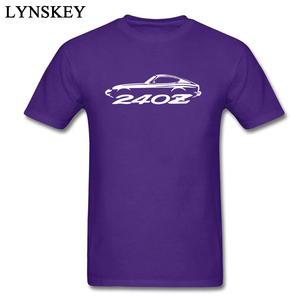 Round Collar 100% Cotton Men's T Shirts Funny Short Sleeve Tops Shirts Fashion Casual Tee Shirts Datsun 240Z Classic Datsun 240Z Classic purple