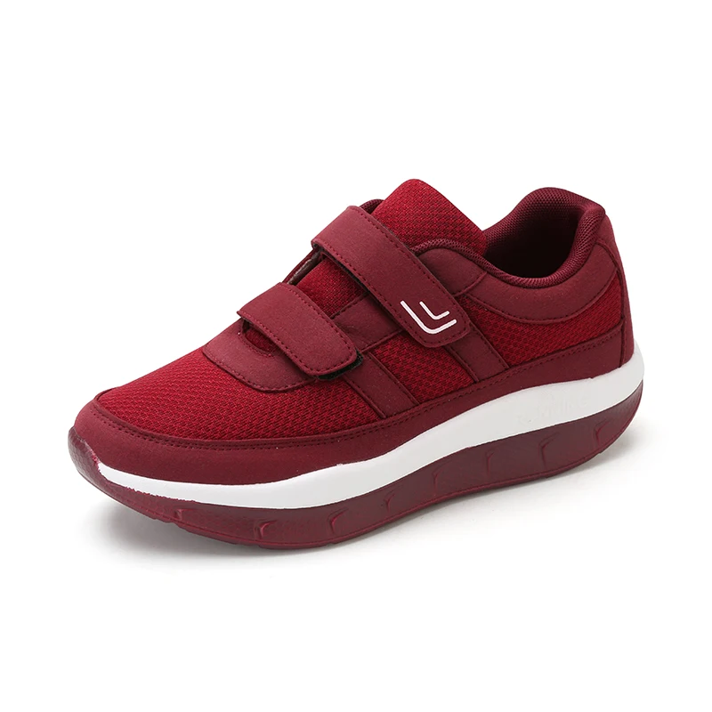 

Plus Size 35-44 Women Breathable Slim Wedges Sneakers Shoes Women Platform Walking Shoes for Mother