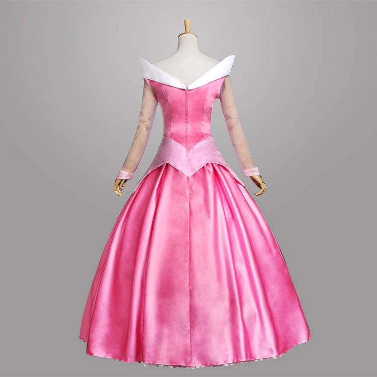 Сексуальное платье Авроры Спящая красавица, костюм на Хэллоуин, платье принцессы Авроры для взрослых и женщин, одежда для костюмированной вечеринки из фильма Спящая красавица - Цвет: pink