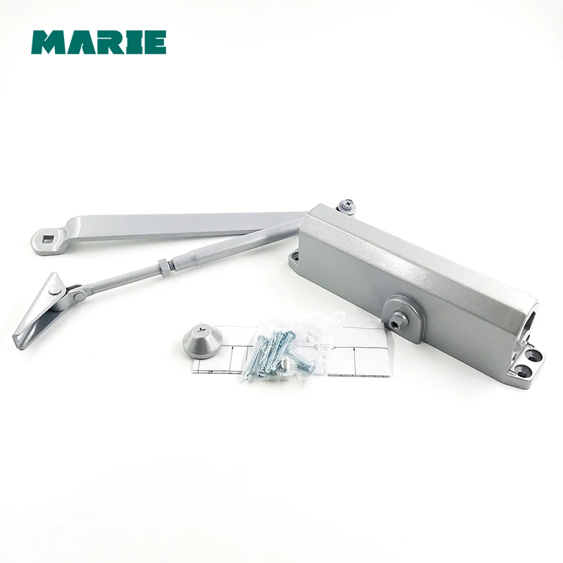 Door Closers Security Adjustable Closing/Latching Closed Hydraulic Door Buffered for 60-85KG door