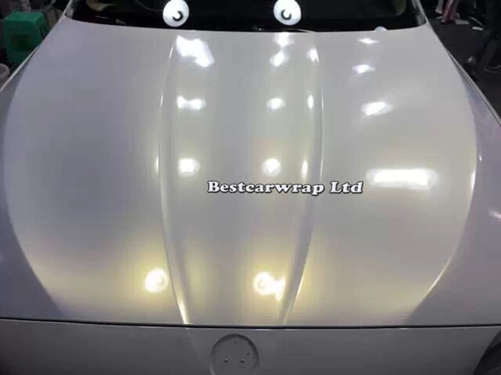 Protwraps Pearl White Glossy Gold Vinyl Wrap With Air Bubble Free Goss Pearl White Gold Car Wrap Stickers Foil 1 52 20m Roll Pearl White Wrap Stickerpearl White Vinyl Wrap Aliexpress