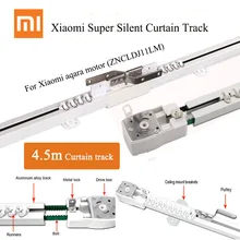 4.5m Xiaomi Aqara Curtain Rails,Zigbee Wifi work with MI HOME,smart remote control silent track,and for Dooya KT82/DT82 TN/TV/LE 4.5m Xiaomi Aqara Curtain Rails,Zigbee Wifi work with MI HOME,smart remote control silent track,and for Dooya KT82/DT82 TN/TV/LE