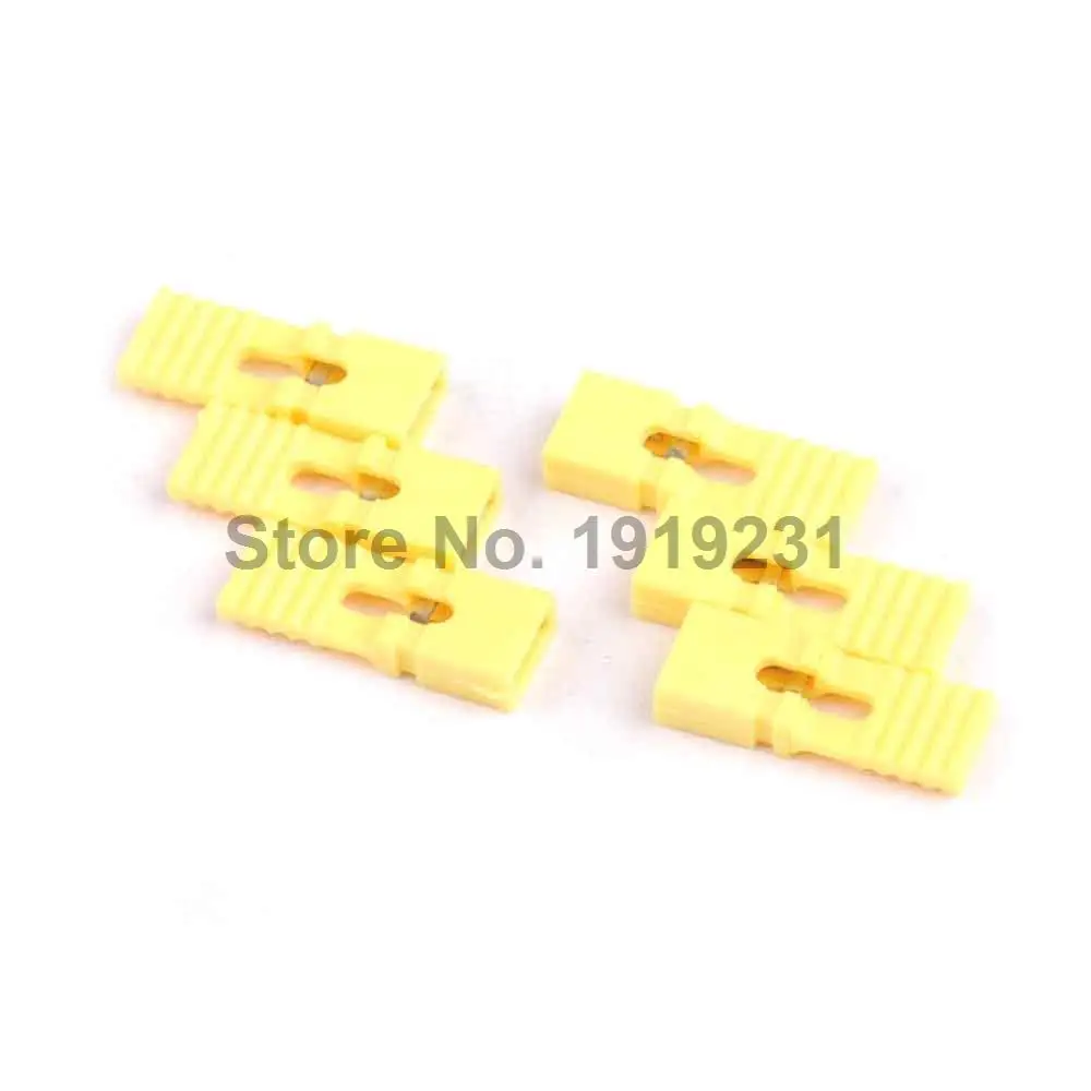 100 шт 2,54 мм длинная перемычка с длинной ручкой желтая крышка перемычки
