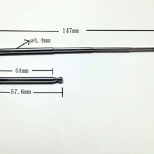 100 шт./лот короткая штыревая антенна мини FM телескопическая антенна для радио дистанционного управления