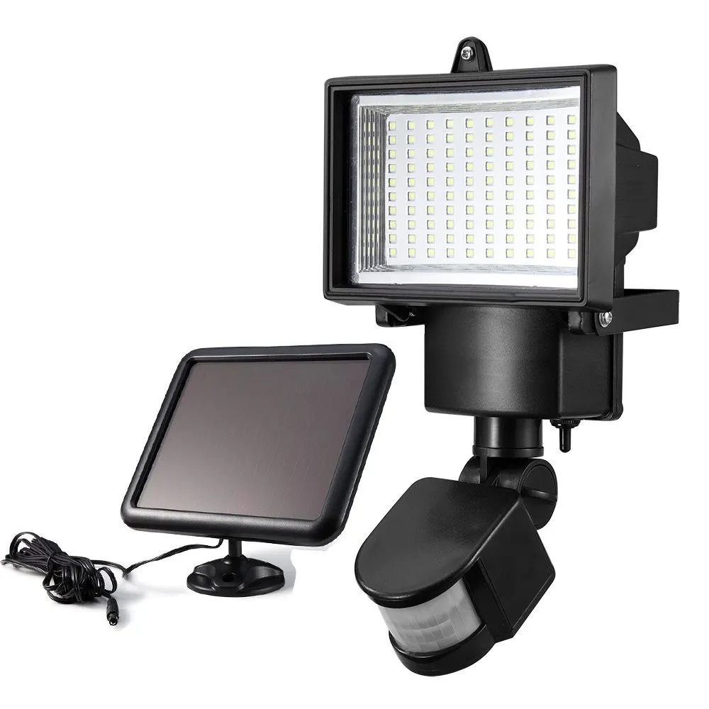 100LED-Solar-Powered-Motion-Sensor-Light-with-Solar-Panel-Outdoor-lighting-LED-Security-floodlights-for-garden