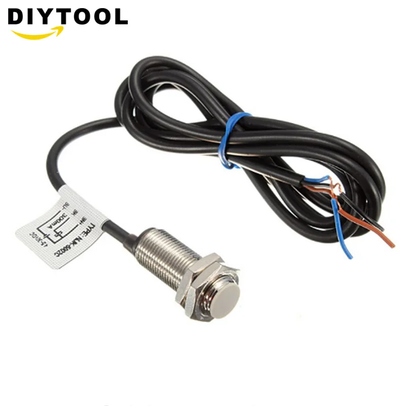 

NJK-5002C Hall Effect Sensor Proximity Switch NPN 3-Wires Normally Open + Magne